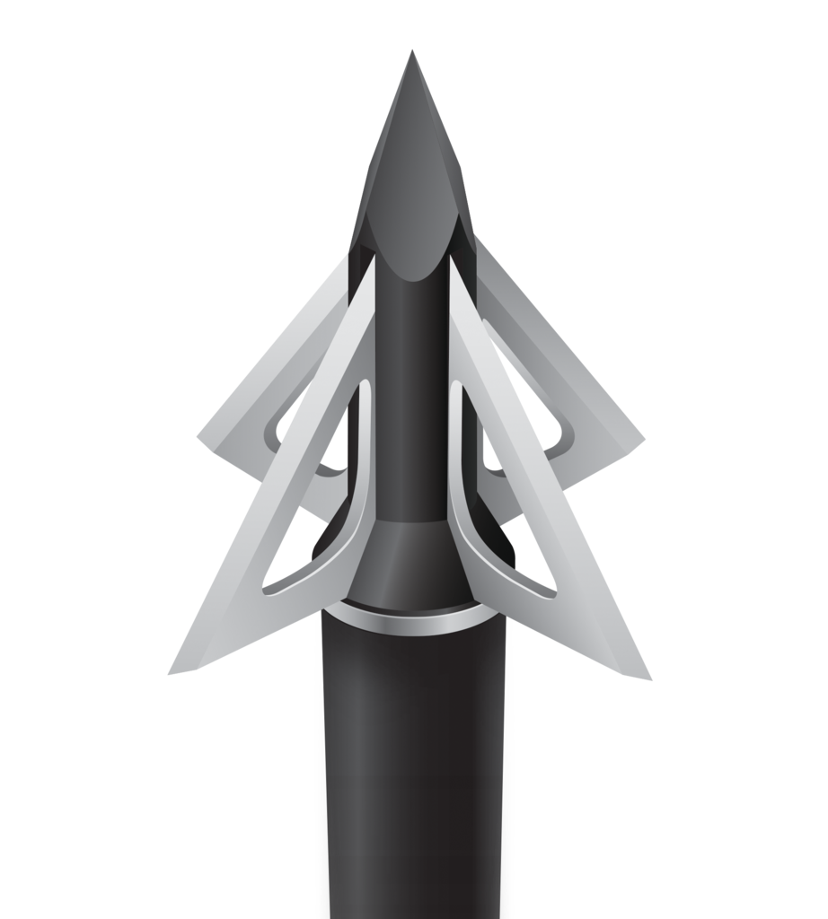 Slick Trick 1" Standard Broadhead 100gr 4 Blade, 3pk