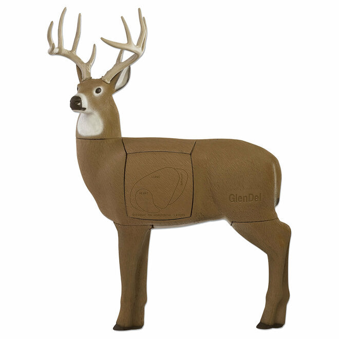 GlenDel 3D Buck Target - Full Rut w/4 Sided Core