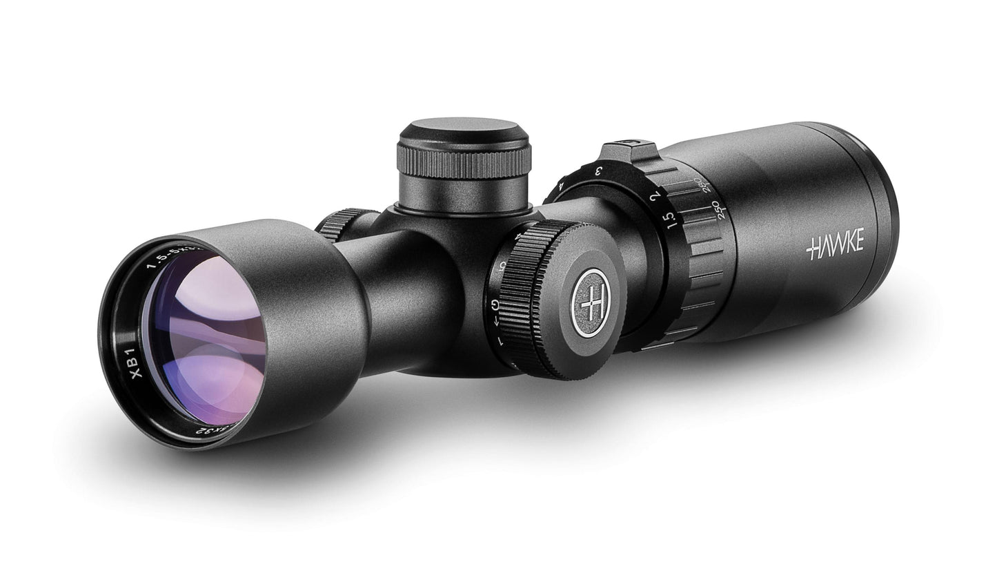 Hawke XB1 1.5-5x32 SR IR Crossbow Scope