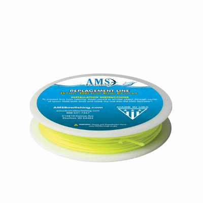 AMS Bowfishing Line - 25yds - 200lb - Yellow