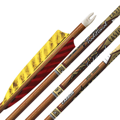 Easton Axis 5mm Traditional 4" Feathers - 6pk