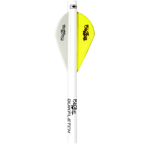 Bohning Blazer TrueFletch - Yellow & White - 6pk